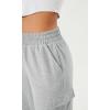 imageODODOS Cargo Jogger Pants for Women Cotton Soft Mid Waist Track Cuff Lounge Sweatpant with PocketsHeather Grey