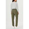 imageODODOS Cargo Jogger Pants for Women Cotton Soft Mid Waist Track Cuff Lounge Sweatpant with PocketsOlive