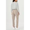 imageODODOS Cargo Jogger Pants for Women Cotton Soft Mid Waist Track Cuff Lounge Sweatpant with PocketsPlaza Taupe