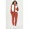 imageODODOS Cargo Jogger Pants for Women Cotton Soft Mid Waist Track Cuff Lounge Sweatpant with PocketsPureed Pumpkin