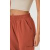 imageODODOS Cargo Jogger Pants for Women Cotton Soft Mid Waist Track Cuff Lounge Sweatpant with PocketsPureed Pumpkin