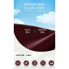 imageODODOS Cloud Feeling Crossover Flared Pants with Pockets for Women Cross Waist Bootcut Lounge Yoga Pants 30quot  32quot InseamBurgundy