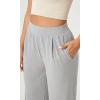 imageODODOS Drapey Soft Wide Leg Pants for Women High Waist Casual Relaxed Lounge Pants with Pockets29 InseamHeather Grey