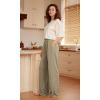 imageODODOS Drapey Soft Wide Leg Pants for Women High Waist Casual Relaxed Lounge Pants with Pockets29 InseamTravertine