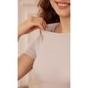 imageODODOS Lightweight Soft Short Sleeve Tee for Women Crew Neck Slim Fit TShirts Summer Crop TopsStone