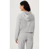 imageODODOS Womens Full Zipper Hoodies Fleece Lined Long Sleeve Sweatshirts Oversized Cropped Fall Winter OutfitsHeather Grey