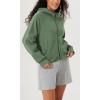 imageODODOS Womens Full Zipper Hoodies Fleece Lined Long Sleeve Sweatshirts Oversized Cropped Fall Winter OutfitsMedium Olive