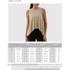 imageODODOS Womens Modal Soft Sleeveless Crop Top Athletic Gym Workout Tee Cropped Yoga Tank Abalone Medium