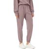 imageODODOS Cargo Jogger Pants for Women Cotton Soft Mid Waist Track Cuff Lounge Sweatpant with PocketsTwilight Mauve