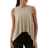 imageODODOS Womens Modal Soft Sleeveless Crop Top Athletic Gym Workout Tee Cropped Yoga Tank Abalone Medium