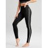 imageODODOS ODCLOUD Buttery Soft Lounge Yoga Leggings for Women 23quot  25quot 28quot High Waist Yoga PantsPiping Black
