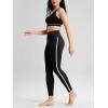 imageODODOS ODCLOUD Buttery Soft Lounge Yoga Leggings for Women 23quot  25quot 28quot High Waist Yoga PantsPiping Black