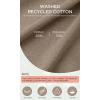 imageODODOS Recycled Cotton Short Sleeve Tee Shirts for Women Washed Crew Neck Roll Hem Drop Shoulder TopsBrown