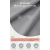 imageODODOS Recycled Cotton Short Sleeve Tee Shirts for Women Washed Crew Neck Roll Hem Drop Shoulder TopsGrey