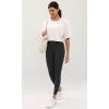 imageODODOS Recycled Cotton Short Sleeve Tee Shirts for Women Washed Crew Neck Roll Hem Drop Shoulder TopsWhite