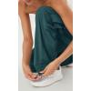 imageODODOS Stretch Woven Relaxed Cargo Pants for Women Cinchable Hems Lightweight Casual Sweatpants with PocketsForest Teal