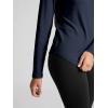 imageODODOS Womens Cozy French Terry Long Sleeve Shirt Crew Neck Curved Hem Soft ampamp Breathable Casual PulloverNavy