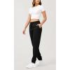 imageODODOS Womens Jogger Sweatpants Cotton French Terry High Waist Casual Lounge Pants with PocketsBlack