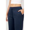 imageODODOS Womens Jogger Sweatpants Cotton French Terry High Waist Casual Lounge Pants with PocketsDeep Navy