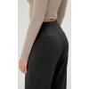 imageODODOS Womens Modal Soft Classic Pants Mid Rise PullOn Lounge Casual Work Pants with PocketsBlack