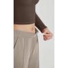 imageODODOS Womens Modal Soft Classic Pants Mid Rise PullOn Lounge Casual Work Pants with PocketsKhaki
