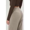 imageODODOS Womens Modal Soft Classic Pants Mid Rise PullOn Lounge Casual Work Pants with PocketsKhaki