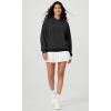 imageODODOS Womens Modal Soft Oversized Hoodies Long Sleeve Hooded Sweatshirts Pullover Top with Kangaroo PocketBlack