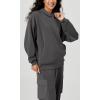 imageODODOS Womens Modal Soft Oversized Hoodies Long Sleeve Hooded Sweatshirts Pullover Top with Kangaroo PocketCharcoal