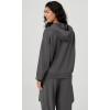 imageODODOS Womens Modal Soft Oversized Hoodies Long Sleeve Hooded Sweatshirts Pullover Top with Kangaroo PocketCharcoal