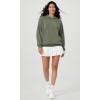 imageODODOS Womens Modal Soft Oversized Hoodies Long Sleeve Hooded Sweatshirts Pullover Top with Kangaroo PocketDark Sage