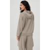 imageODODOS Womens Modal Soft Oversized Hoodies Long Sleeve Hooded Sweatshirts Pullover Top with Kangaroo PocketKhaki