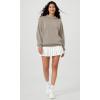 imageODODOS Womens Modal Soft Oversized Hoodies Long Sleeve Hooded Sweatshirts Pullover Top with Kangaroo PocketKhaki