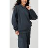 imageODODOS Womens Modal Soft Oversized Hoodies Long Sleeve Hooded Sweatshirts Pullover Top with Kangaroo PocketNavy