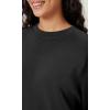imageODODOS Womens Modal Soft Oversized Sweatshirts Raglan Long Sleeve Crew Neck Relaxed Pullover TopBlack
