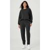 imageODODOS Womens Modal Soft Oversized Sweatshirts Raglan Long Sleeve Crew Neck Relaxed Pullover TopBlack