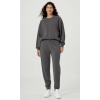 imageODODOS Womens Modal Soft Oversized Sweatshirts Raglan Long Sleeve Crew Neck Relaxed Pullover TopCharcoal