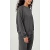 imageODODOS Womens Modal Soft Oversized Sweatshirts Raglan Long Sleeve Crew Neck Relaxed Pullover TopCharcoal