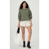 imageODODOS Womens Modal Soft Oversized Sweatshirts Raglan Long Sleeve Crew Neck Relaxed Pullover TopDark Sage