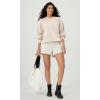 imageODODOS Womens Modal Soft Oversized Sweatshirts Raglan Long Sleeve Crew Neck Relaxed Pullover TopIvory