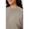 imageODODOS Womens Modal Soft Oversized Sweatshirts Raglan Long Sleeve Crew Neck Relaxed Pullover TopKhaki