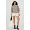 imageODODOS Womens Modal Soft Oversized Sweatshirts Raglan Long Sleeve Crew Neck Relaxed Pullover TopKhaki