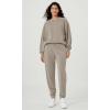 imageODODOS Womens Modal Soft Oversized Sweatshirts Raglan Long Sleeve Crew Neck Relaxed Pullover TopKhaki
