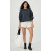 imageODODOS Womens Modal Soft Oversized Sweatshirts Raglan Long Sleeve Crew Neck Relaxed Pullover TopNavy