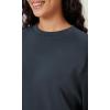 imageODODOS Womens Modal Soft Oversized Sweatshirts Raglan Long Sleeve Crew Neck Relaxed Pullover TopNavy