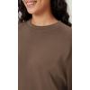 imageODODOS Womens Modal Soft Oversized Sweatshirts Raglan Long Sleeve Crew Neck Relaxed Pullover TopNutria