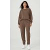 imageODODOS Womens Modal Soft Oversized Sweatshirts Raglan Long Sleeve Crew Neck Relaxed Pullover TopNutria