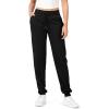 imageODODOS Womens Jogger Sweatpants Cotton French Terry High Waist Casual Lounge Pants with PocketsBlack