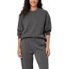 imageODODOS Womens Modal Soft Oversized Sweatshirts Raglan Long Sleeve Crew Neck Relaxed Pullover TopCharcoal