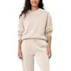 imageODODOS Womens Modal Soft Oversized Sweatshirts Raglan Long Sleeve Crew Neck Relaxed Pullover TopIvory