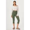 imageODODOS ODCLOUD Buttery Soft Lounge Yoga Capris for Women 14quot  19quot  21quot High Waist Capri LeggingsDark Olive
